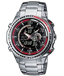 Wasserdichte Uhren: Casio Edifice Herren-Armbanduhr Analog / Digital Quarz