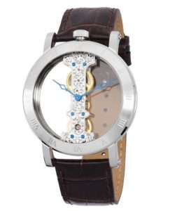 Uhren Handaufzug: Burgmeister Herren-Armbanduhr Analog Handaufzug Kunstleder