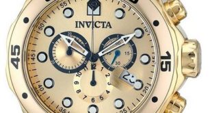 Uhr gold: Invicta Herren-Armbanduhr XL Chronograph Quarz